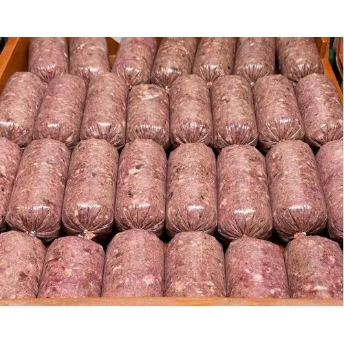 Raw Dog Food - Frozen Chicken Mince - 4.5kg (9 × 500g) - Natural & Grain-Free Meal for Dogs