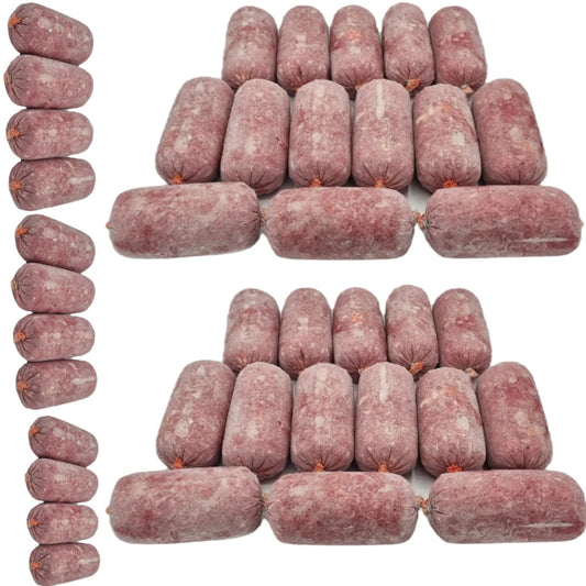 Frozen Raw Dog Food 40 x 500g Chubs (20KG)