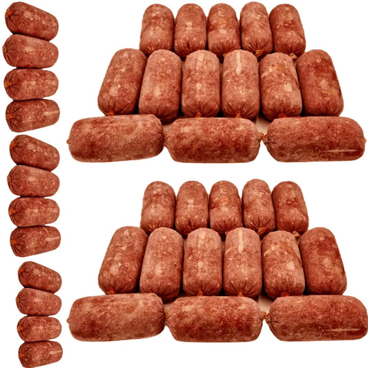 Raw Dog Food Duck and Veg Mince Complete Frozen 40 x 500g Rolls (20kg)