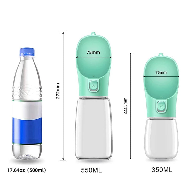 PORTABLE PET WATER BOTTLE 350ML