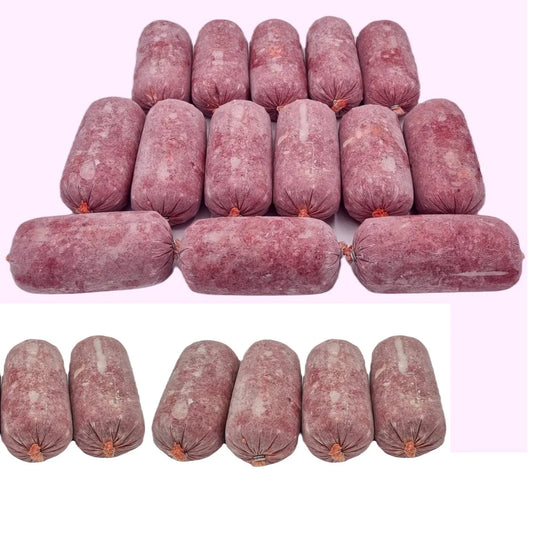 Raw Dog Food Chicken Mince Frozen 20 x 500g Rolls (10kg)